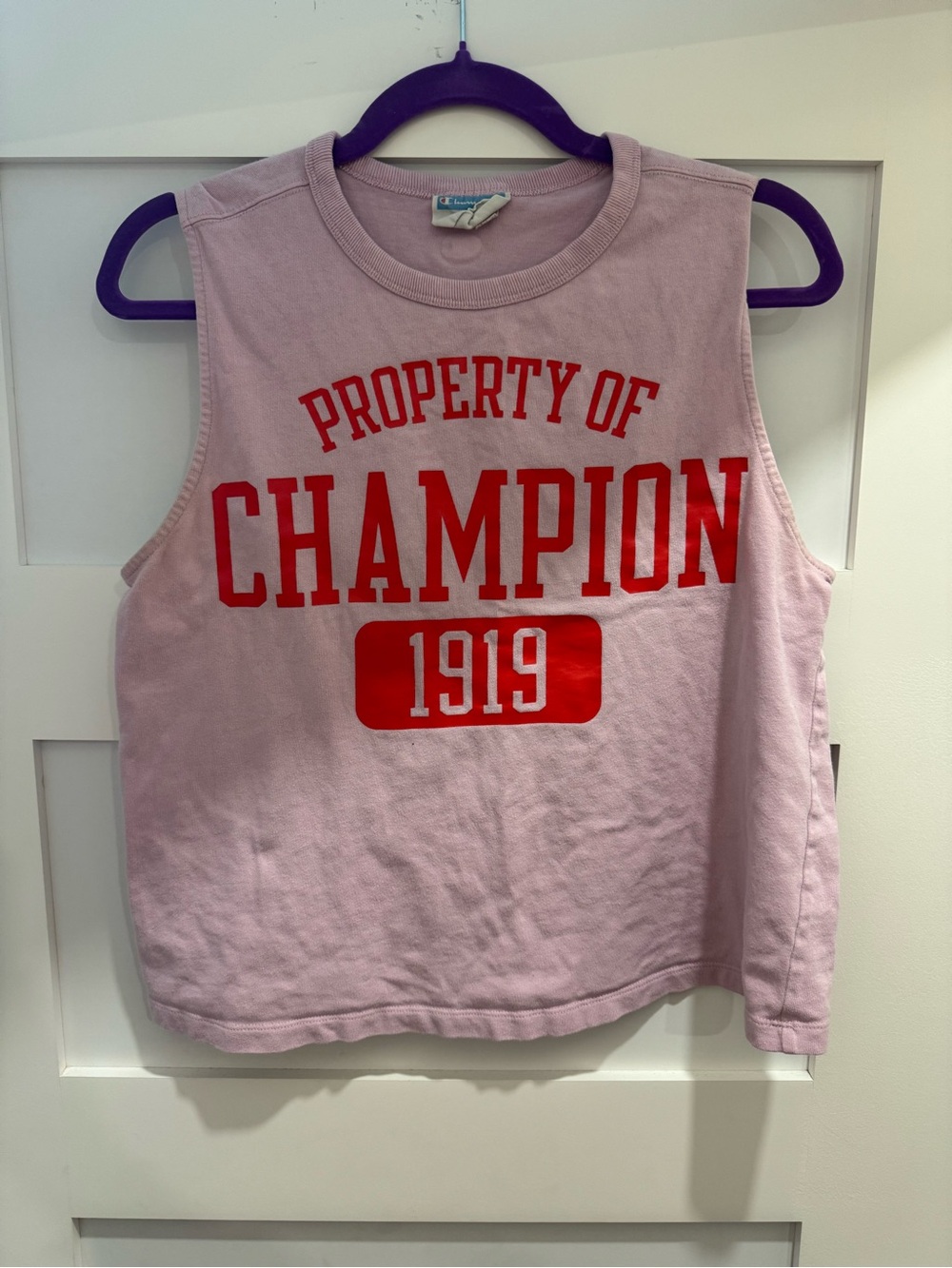 Champion tank top. Size large.
